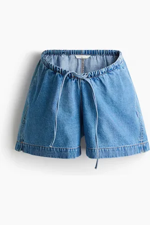 H&M MAMA Short en denim avec cordon de serrage