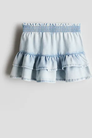 H&M Jupe à étages en denim
