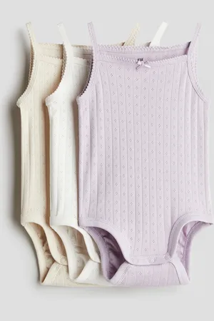 H&M Lot de 3 bodies sans manches