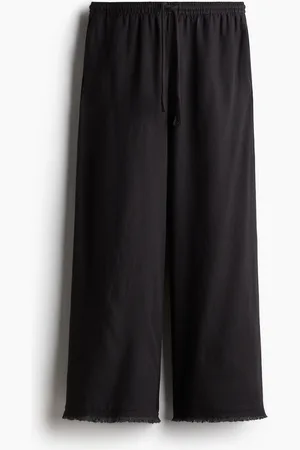 H&M Pantalon en lin mélangé avec cordon de serrage