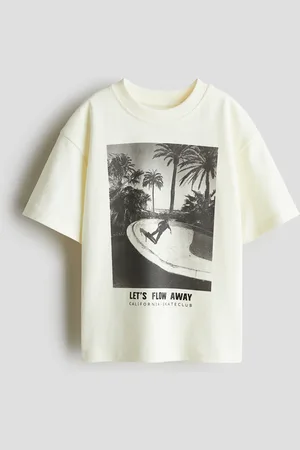 H&M T-shirt loose imprimé