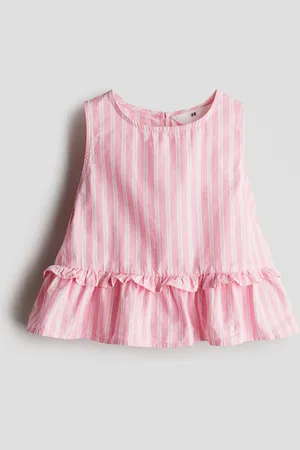 H&M Top péplum en coton