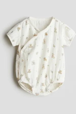H&M Barboteuse en mousseline imprimée