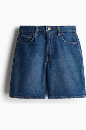 H&M Short taille haute en denim