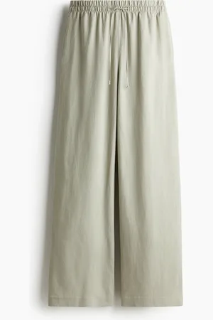 H&M Pantalon en lin mélangé