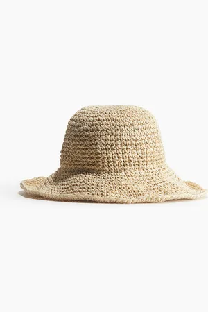 H&M Chapeau de paille à bord ondulé