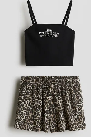 H&M Ensemble 2 pièces avec top à bretelles et short