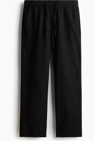 H&M Pantalon Relaxed Fit en lin mélangé