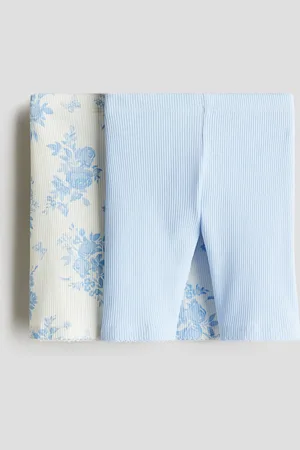 H&M Lot de 2 shorts cycliste côtelés