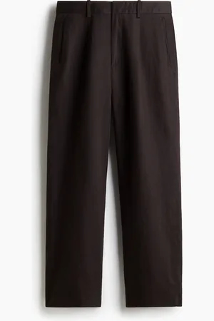 H&M Pantalon Relaxed Fit en lin mélangé
