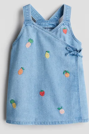H&M Robe portefeuille en denim