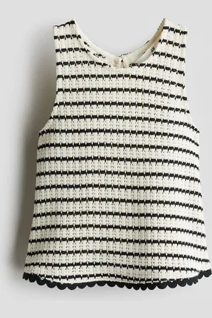 H&M Débardeur en maille texturée