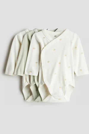 H&M Lot de 3 bodies croisés