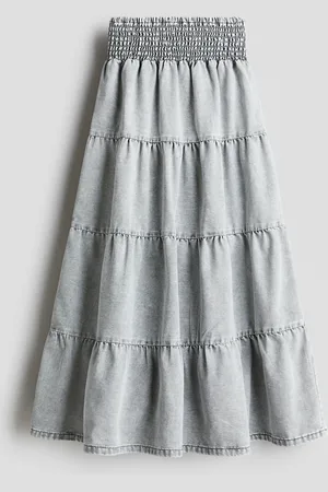 H&M Jupe à étages en denim