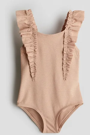 H&M Maillot de bain texturé à bords volantés