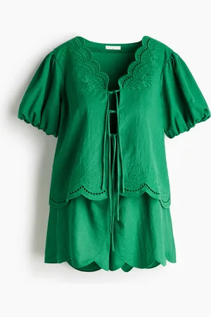 H&M MAMA Ensemble 2 pièces à bords festonnés