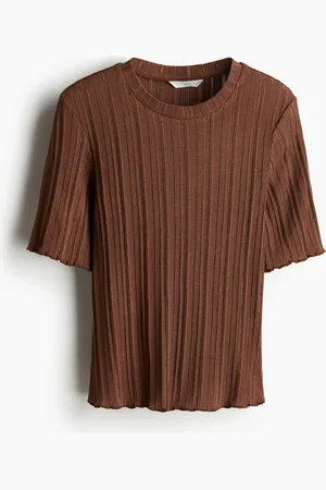H&M Top en maille côtelée