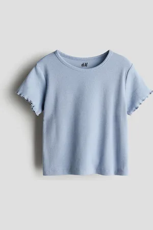 H&M Top en jersey côtelé