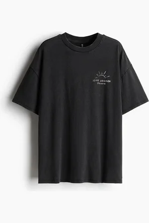 H&M T-shirt oversize avec motif