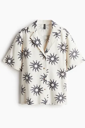 H&M Chemise loose avec col cubain