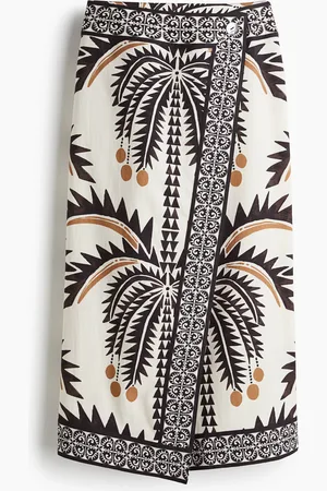 H&M Jupe portefeuille imprimée