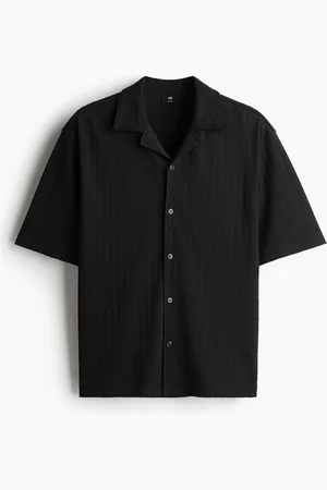 H&M Chemise Loose Fit avec col cubain