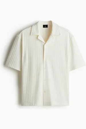 H&M Chemise Loose Fit avec col cubain