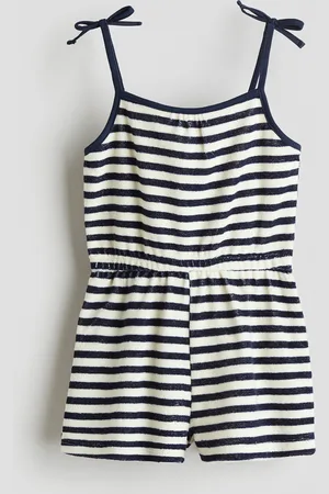 H&M Combi-short en tissu éponge à motif