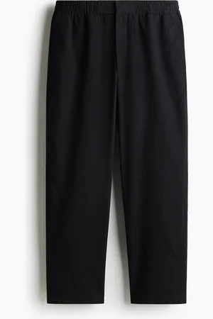 H&M Pantalon Relaxed Fit en twill de coton mélangé
