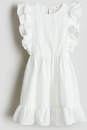 H&M Robe volantée en coton