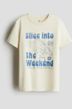 H&M T-shirt en coton imprimé