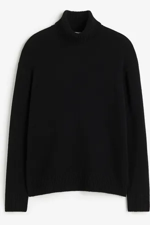 H&M Pull col roulé Loose Fit en laine
