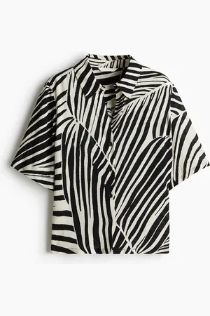 H&M Chemise en viscose froissée