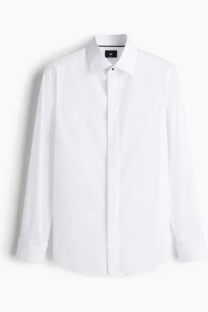 H&M Chemise de smoking Slim Fit