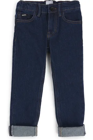 HUGO BOSS Jean Slim avec rivet à monogramme Double B pour enfant