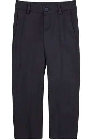 HUGO BOSS Pantalon Regular Fit en laine stretch pour enfant
