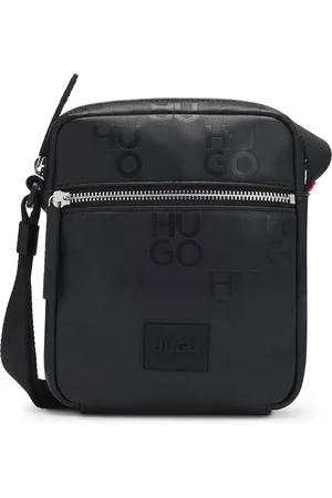HUGO BOSS Sac reporter en similicuir à logo revisité