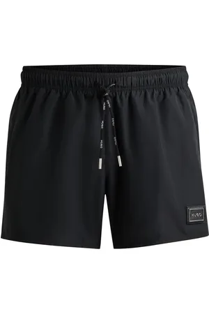 HUGO BOSS Short de bain avec logo en métal et cordon logoté