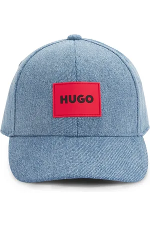 HUGO BOSS Casquette en denim avec badge logoté en gomme pour enfant