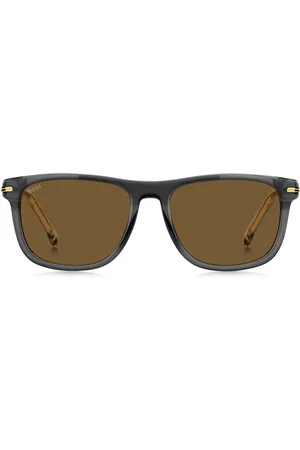 HUGO BOSS Lunettes de soleil en acétate avec effet en dégradé