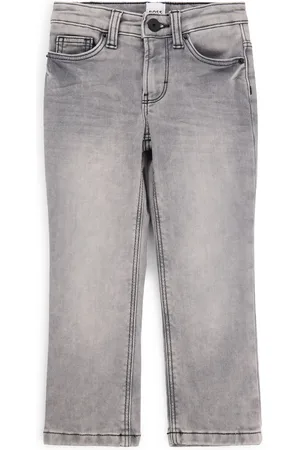 HUGO BOSS Jean Regular en maille denim grise pour enfant