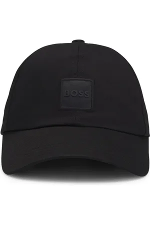 HUGO BOSS Casquette en twill de coton avec patch logoté tissé