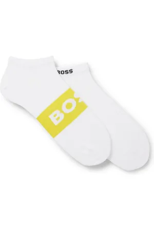 HUGO BOSS Lot de deux paires de chaussettes basses en maille stretch
