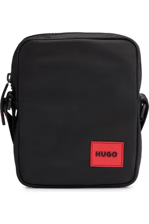 HUGO BOSS Sac reporter avec patch logoté rouge