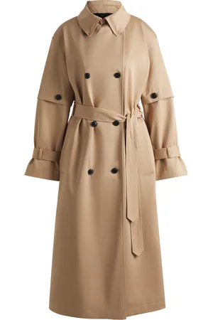 HUGO BOSS Trench croisé en coton