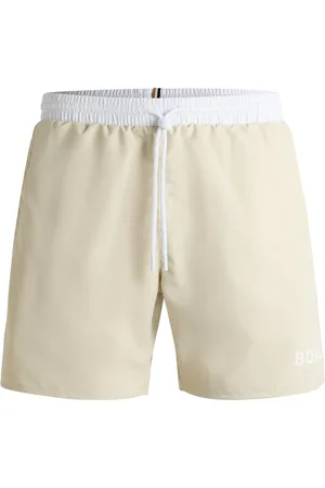 HUGO BOSS Short de bain en tissu à séchage rapide avec détails contrastants