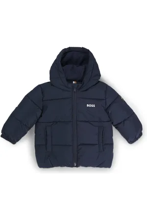HUGO BOSS Veste matelassée déperlante avec logo imprimé pour enfant