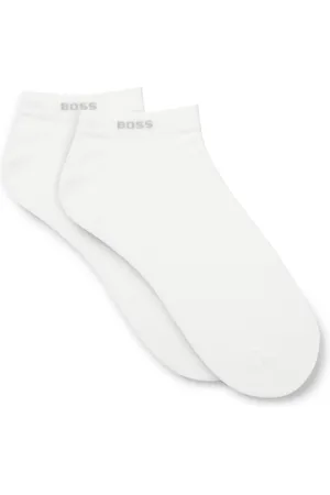 HUGO BOSS Lot de deux paires de chaussettes hauteur cheville en tissu stretch
