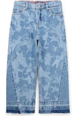 HUGO BOSS Jean coupe décontractée en denim de coton à imprimé étoile pour enfant