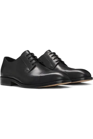 HUGO BOSS Chaussures derby en cuir à bout droit
